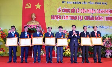 Ảnh 18 Huyện Lâm Thao đón nhận danh hiệu Huyện đạt chuẩn nông thôn mới năm 6