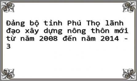 Kinh Tế, Văn Hóa - Xã Hội Tỉnh Phú Thọ Trước Năm 2008