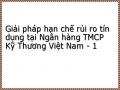 Giải pháp hạn chế rủi ro tín dụng tại Ngân hàng TMCP Kỹ Thương Việt Nam