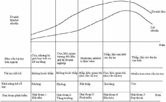 Hình 1 4 Chính sách cổ tức theo vòng đời doanh nghiệp Nguồn Aswath Damodaran 2005 3