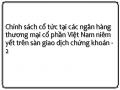 Chính sách cổ tức tại các ngân hàng thương mại cổ phần Việt Nam niêm yết trên sàn giao dịch chứng khoán - 2