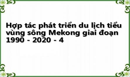 Nguồn Lực Của Các Nước Trong Tiểu Vùng Sông Mekong