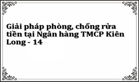 Giải pháp phòng, chống rửa tiền tại Ngân hàng TMCP Kiên Long - 14