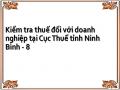 Đánh Giá Chung Về Kiểm Tra Thuế Đối Với Doanh Nghiệp Tại Cục Thuế Tỉnh Ninh Bình