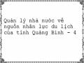 Quản lý nhà nước về nguồn nhân lực du lịch của tỉnh Quảng Bình - 4