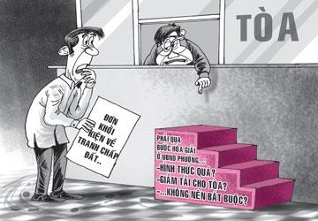 Một vụ kiện dân sự về tranh chấp đất đai vốn đã ngốn rất nhiều thời 1