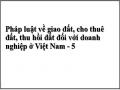 Kinh Nghiệm Về Giao Đất, Cho Thuê Đất, Thu Hồi Đất Đối Với Doanh Nghiệp Của Một Số Nước Trên Thế Giới