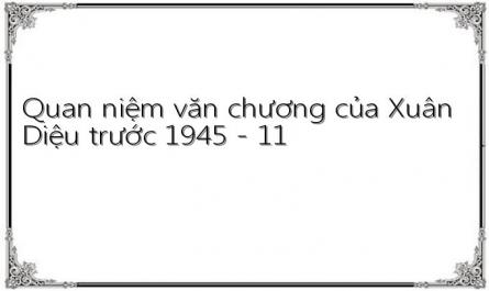 Quan niệm văn chương của Xuân Diệu trước 1945 - 11