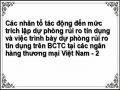 Các nhân tố tác động đến mức trích lập dự phòng rủi ro tín dụng và việc trình bày dự phòng rủi ro tín dụng trên BCTC tại các ngân hàng thương mại Việt Nam - 2