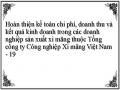 Các Yêu Cầu Hoàn Thiện Kế Toán Cp, Dt Và Kqkd Trong Các Dnsx Xi Măng Thuộc Tct Công Nghiệp Xi Măng Việt Nam