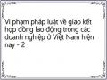Vi phạm pháp luật về giao kết hợp đồng lao động trong các doanh nghiệp ở Việt Nam hiện nay - 2