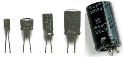 Hình 2 0 9 Hình ảnh các tụ điện phân Thường trên tụ có kích thước đủ lớn 2