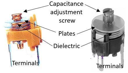 Hình 2 0 15 Hình dáng tụ Trimmer 2 2 3 Cách mắc tụ Tụ nối tiếp Capacitors in 8