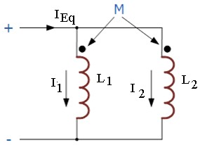 Hình 2 0 30 Cuộn cảm song song có hõ cảm đồng cực Điện áp trên hai cuộn cảm 7