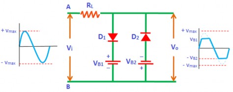Hình 3 0 17 Hình xén 2 phía Hình 3 0 18 Mạch xén đỉnh dương Mạch clamper Đây 3