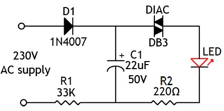Hình 6 15 Mạch đèn led nháy nguồn AC dùng DIAC Một số loại DIAC như sau 10