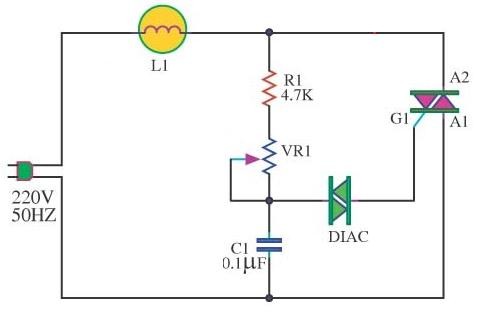 Hình 6 21Mạch điều khiển độ sáng của đèn AC Light Dimmer Hình 6 22 Sơ đồ linh 6