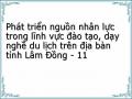 Phát triển nguồn nhân lực trong lĩnh vực đào tạo, dạy nghề du lịch trên địa bàn tỉnh Lâm Đồng - 11