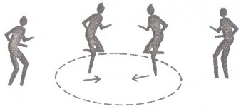 Hình 11 Mô tả trò chơi Trọi gà Luật chơi Phải di chuyển ở tư thế co chân như 6