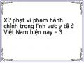 Vai Trò Của Pháp Luật Về Xử Phạt Vi Phạm Hành Chính Trong Lĩnh Vực Y Tế