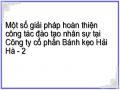 Một số giải pháp hoàn thiện công tác đào tạo nhân sự tại Công ty cổ phần Bánh kẹo Hải Hà - 2