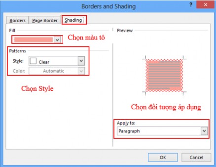 Hình 66 Chọn tô bóng đoạn Hình 67 Kết quả tô bóng đoạn Bullets and Numbering 1