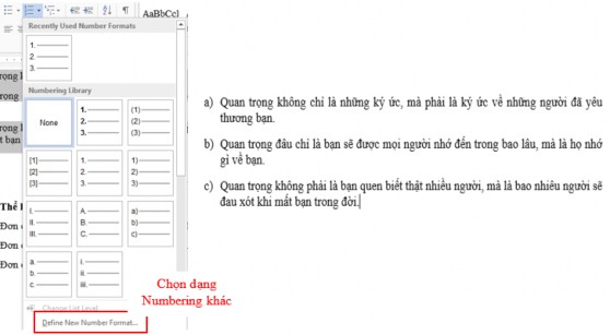 Hình 71 Các dạng bullets khác nhau  Dạng phân cấp Multilevel List Có những đoạn 7