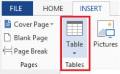 Hình 85 Tạo bảng Hình 86 Các thông tin khi tạo bảng Insert Table Hình 87 Chọn các 3