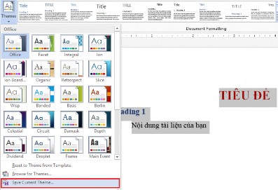 Hình 109 Thiết lập mẫu tùy chỉnh Hình 110 Đặt tên cho mẫu tùy chỉnh  Bạn 8