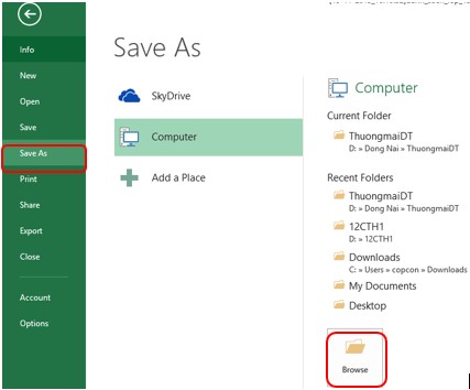 Bước 2 Trong hộp thoại Save As chọn loại Save as type  Excel Template xltx Nếu 8