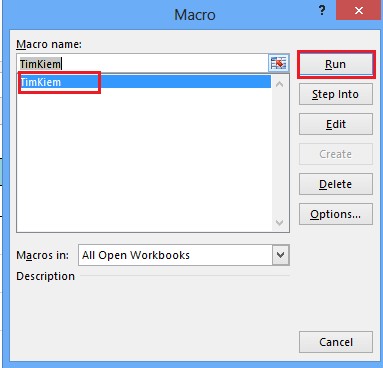 Hình 2 4 8 2 Gán phím tắt Trên Tab Developer  Macro  Option Trong hộp thoại Macro 13