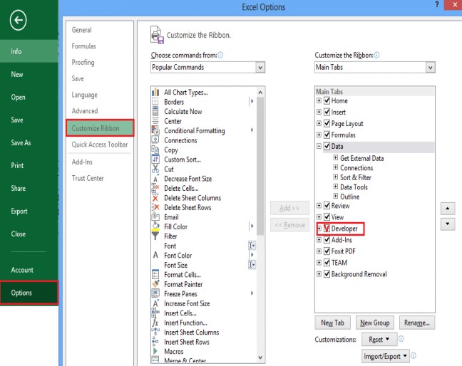 Hình 2 4 1 Thiết lập thông số cho phép Macro hoạt động trong Excel 2010 Hình 2 4 2 5