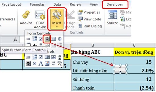 Hình 2 4 22 Bước 2 Thiết lập các thuộc tính và dữ liệu cho Snip Control R Click 14