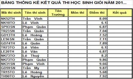 Xử lý bảng tính excel nâng cao - Trung tâm Tin học Sao Việt Biên Hòa - 16