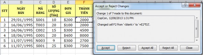 1 2 Thao Tác Với Công Thức Và Hàm 1 2 1 Kiểm tra công thức Chức năng Kiểm tra 19