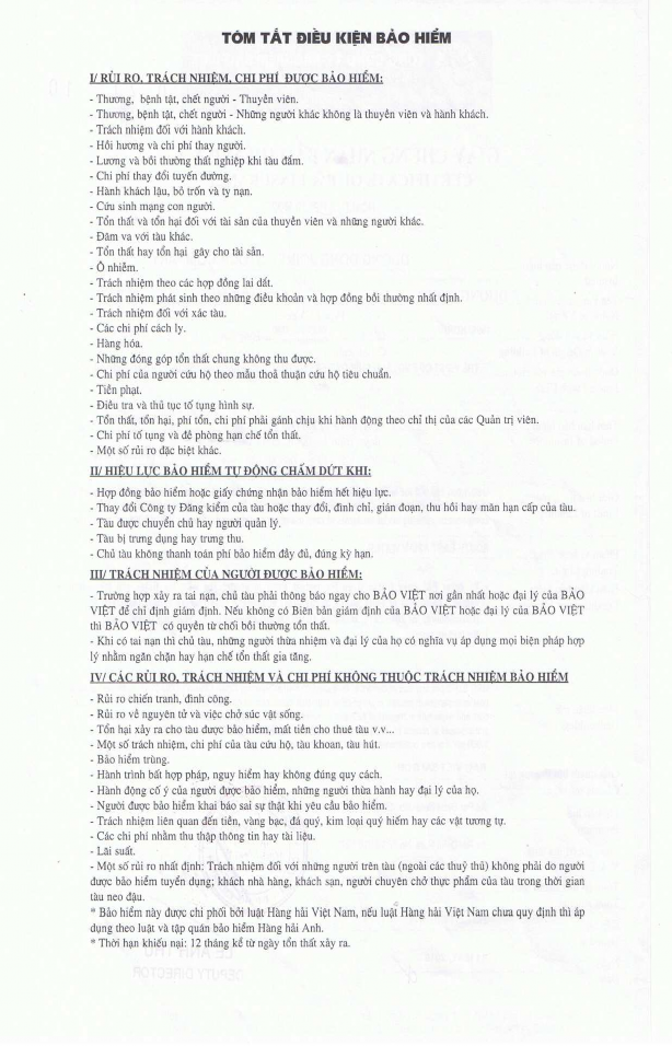 2 Mẫu đơn bảo hiểm P I Hàng h ả i k ỹ thu ậ t Tin t ứ c hàng h ả i Vi ệ t Nam 2
