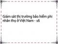 Định Hướng Giám Sát Thị Trường Bảo Hiểm Phi Nhân Thọ Việt Nam Trong Thời Gian Tới