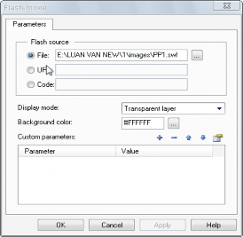 Hình 2 12 Hộp thoại Properties của Flash Xác định Flash source File tập tin này sẽ 15