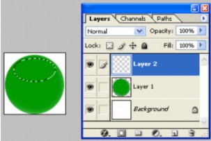 Hình 2 3 Cửa sổ làm việc PS vẽ hình elip Tạo tiếp 1 layer nữa sau đó vẽ 1 2