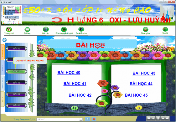 Hình 2 7 Giao diện Bài học của E book Tựa đề web và tựa bài học được thiết 6