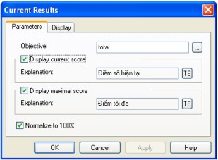 Hình 2 16 Hộp thoại Properties của Current Results Bài tập tự luận được tạo 3