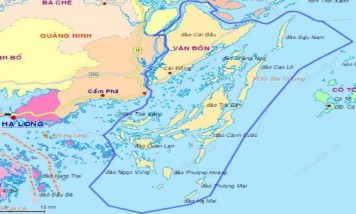 Vị trí địa lý Vân Đồn là huyện miền núi hải đảo nằm ở phía Đông Nam 1