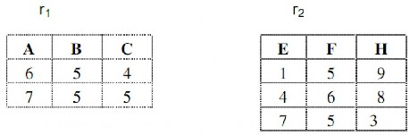 Thì kết quả r 1 x r 2 như sau 3 5 phép chia 2 quan hệ Cho 2 lược đồ quan hệ Q 1 A 2
