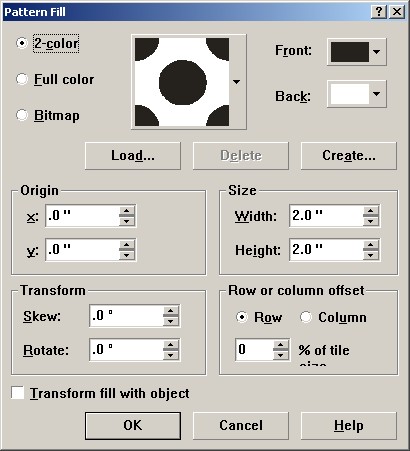 Texture Fill Dialog Tô đối tượng với kết cấu Texture library thư viện chất 14