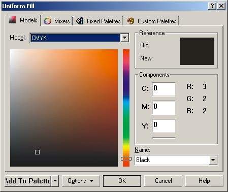 Fountain Fill Dialog Tô theo phương pháp Tone sur tone Type các cách chuyển màu 9