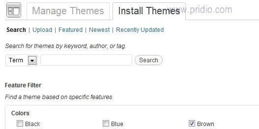 Như trong ví dụ tôi chọn theme màu cam orange và có 2 cột two columns thì được 14