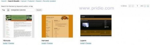 Khi cảm thấy ưng ý theme n o bạn có thể chọn Review để xem trước hoặc Install 15