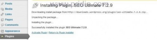 Một số plugins sau khi c i đặt có thể xuất hiện ngay trong mục quản trị 4