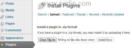Cách này không thường được sử dụng để cài các plugin chính thống nếu tìm 6