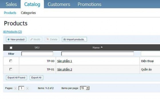 Products Quản lý thêm và chỉnh sửa sản phẩm trong gian hàng Categories Quản lý 5